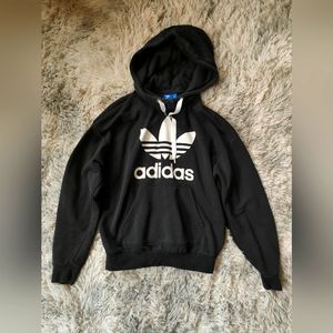 Adidas Originals Black Logo Hoodie Size S